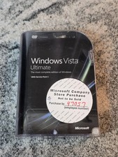 Windows Vista Ultimate SP1 DVD 32 64 bits conjunto completo de caixa com certificado de autenticidade, usado comprar usado  Enviando para Brazil