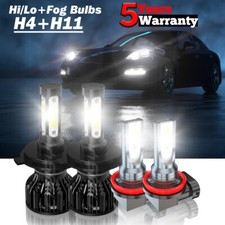 Faróis combo LED + lâmpadas de neblina para Mitsubishi Mirage G4 2023-2023 4X 6500K, usado comprar usado  Enviando para Brazil