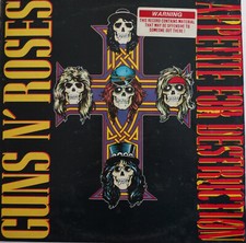 Guns N' Roses APETITE PELA DESTRUIÇÃO Australiano ORIGINAL 1987 GEFFEN RARO LP, usado comprar usado  Enviando para Brazil