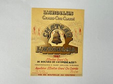 Etiquette Chateau L'ANGELUS 1987 St Emilion Wine Label Weinetikett comprar usado  Enviando para Brazil