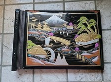Álbum de fotos ou livro de recortes do Japão da década de 1950 com cena detalhada colecionável vintage comprar usado  Enviando para Brazil