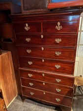 antique walnut chest drawers for sale  SANDWICH