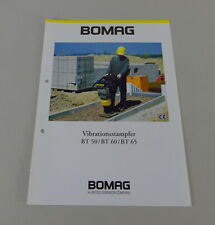 Folleto / Catálogo Bomag Compactador De Vibración BT 50 / 60 / 65 Estado 06/1997 comprar usado  Enviando para Brazil