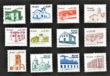 Selos do Brasil 1986–1988 Patrimônio Histórico Brasileiro, Conjunto Completo 12v - MNH comprar usado  Brasil 