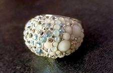Ancienne bague cristaux d'occasion  Saint-Mammès
