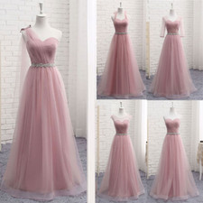 Vestidos de festa de tule rosa elegante decote V para casamento vestido de formatura, usado comprar usado  Enviando para Brazil