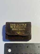 The Little Webster 18000 Words ~ Mini Leather Dictionary ~ Souvenir Niagra Falls comprar usado  Enviando para Brazil