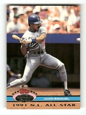 1991 Stadium Club Dome Series 161 Juan Samuel AS NM-NMMT BXCP55 comprar usado  Enviando para Brazil