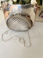 Pochette clutch argento usato  Roma