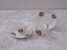 2X China Porcelana Diseño Taza de Expreso + Ut - Watteau Escena - Vintage Um comprar usado  Enviando para Brazil