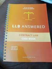 Llb answered contract for sale  SLOUGH