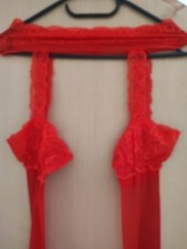 Pretty red suspender for sale  RAMSGATE