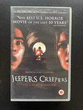 Jeepers creepers vhs for sale Jeepers creepers vhs for sale  LEICESTER