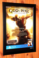 God of War Ascension PlayStation 3 PS3 raro pôster promocional pequeno/página de anúncio emoldurada comprar usado God of War Ascension PlayStation 3 PS3 raro pôster promocional pequeno/página de anúncio emoldurada comprar usado  Enviando para Brazil