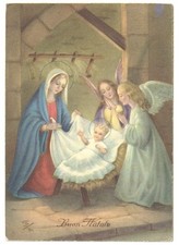 1956 GiBi cartolina vintage auguri di Buon Natale Maria Gesù bambino angeli comprar usado  Enviando para Brazil