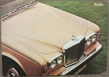 1977 bentley brochure d'occasion  Expédié en Belgium