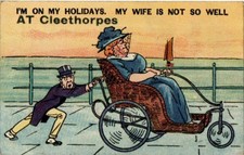 Comic postcard lady for sale  CLEETHORPES