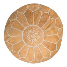 Genuine leather moroccan for sale  LONDON