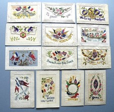 embroidered postcard for sale embroidered postcard for sale TOTNES