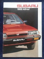 Subaru 1800 allrad gebraucht kaufen  Vechta