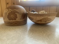 Hand carved gourd for sale  Warsaw
