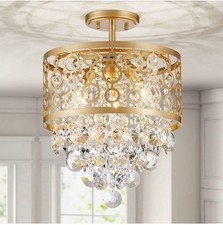 Crystal drum chandelier for sale  Fayetteville