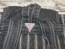 Mochila jeans vintage palpite mochila listra preta feita nos EUA RARA HTF comprar usado  Enviando para Brazil
