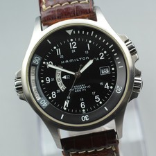 Usado, [Quase em perfeito estado] Hamilton cáqui H776150 relógio masculino automático mostrador preto do Japão comprar usado  Enviando para Brazil