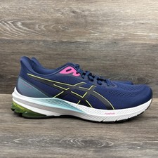 Usado, Tênis de corrida Asics GT-1000 12 feminino tamanho 11.5 malha azul com cadarço comprar usado  Enviando para Brazil