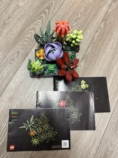 Usado, LEGO ICONS SUCULENTS CONJUNTO DE FLORES DE PLANTAS ARTIFICIAIS, MODELO DE EXIBIÇÃO comprar usado  Enviando para Brazil
