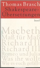 Shakespeare übersetzungen tho gebraucht kaufen Shakespeare übersetzungen tho gebraucht kaufen  Hardegsen