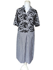 🌟 Vestido MARINA RINALDI em ALGODÃO PLUS SIZE MR 29_ EUA W20_ It58_ De50_ Fr54 comprar usado  Enviando para Brazil