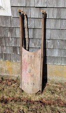 Antique wooden sled for sale  Calais