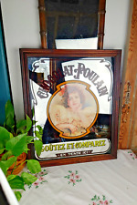 Miroir sérigraphié chocolat d'occasion  Bourg-Achard