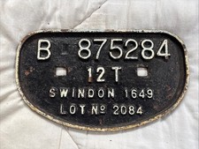Wagon plate swindon for sale  CARNFORTH