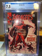 Avengers cgc 7.5 for sale  Grain Valley