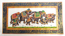 Seidenmalerei elefanten 35x18 gebraucht kaufen  Koblenz