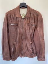 Braune herren lederjacke gebraucht kaufen  Königstein im Taunus