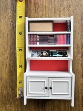 Librería única con exhibición de libros y revistas casa de muñecas miniatura segunda mano  Embacar hacia Mexico