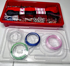 Kit de joias com miçangas – miçangas sortidas, berloques e cordão elástico para pulseiras e comprar usado  Enviando para Brazil