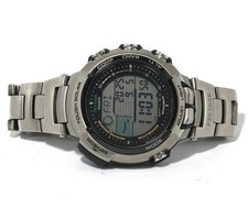 Relógio solar masculino resistente titânio CASIO PRO TREK MANASLU PRX-2500T-7JF usado comprar usado Relógio solar masculino resistente titânio CASIO PRO TREK MANASLU PRX-2500T-7JF usado comprar usado  Enviando para Brazil