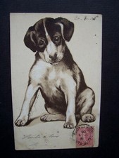 Cpa chien chiot d'occasion  Combs-la-Ville
