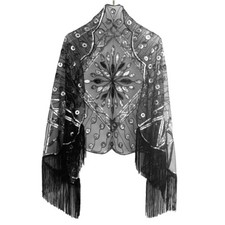 Wedding cape fringed for sale  BIRMINGHAM