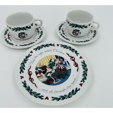 Disney Mickey Mouse Twas' the Night Before Christmas xícara e pires prato de biscoito, usado comprar usado  Enviando para Brazil