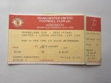 Ticket 1991 manchester for sale  DUNMOW