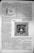 Grelha de ventilação Old Taylor paredes de concreto arquitetura 1862 construtor vitoriano, usado comprar usado  Enviando para Brazil