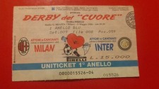Biglietto stadio derby usato  Pioltello