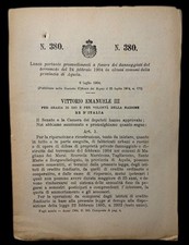 Regio decreto terremoto usato  Trani