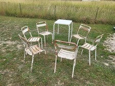 Lot chaises bistrot d'occasion  Châlons-en-Champagne