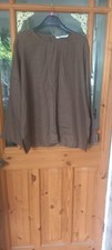 Chocolate brown linen for sale  SOLIHULL
